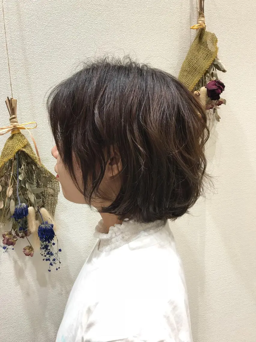 ショート カラー ブラウンカラー ナチュラルブラウン Miku🪄💫 フェイスレイヤーのヘアスタイル
