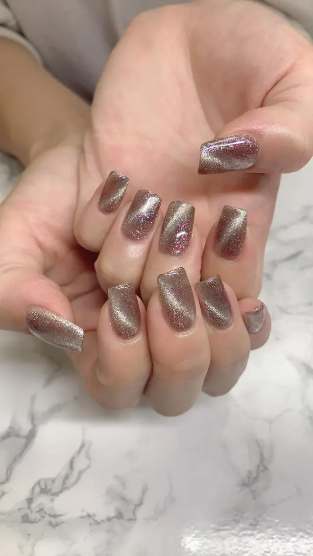 ネイル はな💎ネイル ワンホン、長さ出しのネイルデザイン