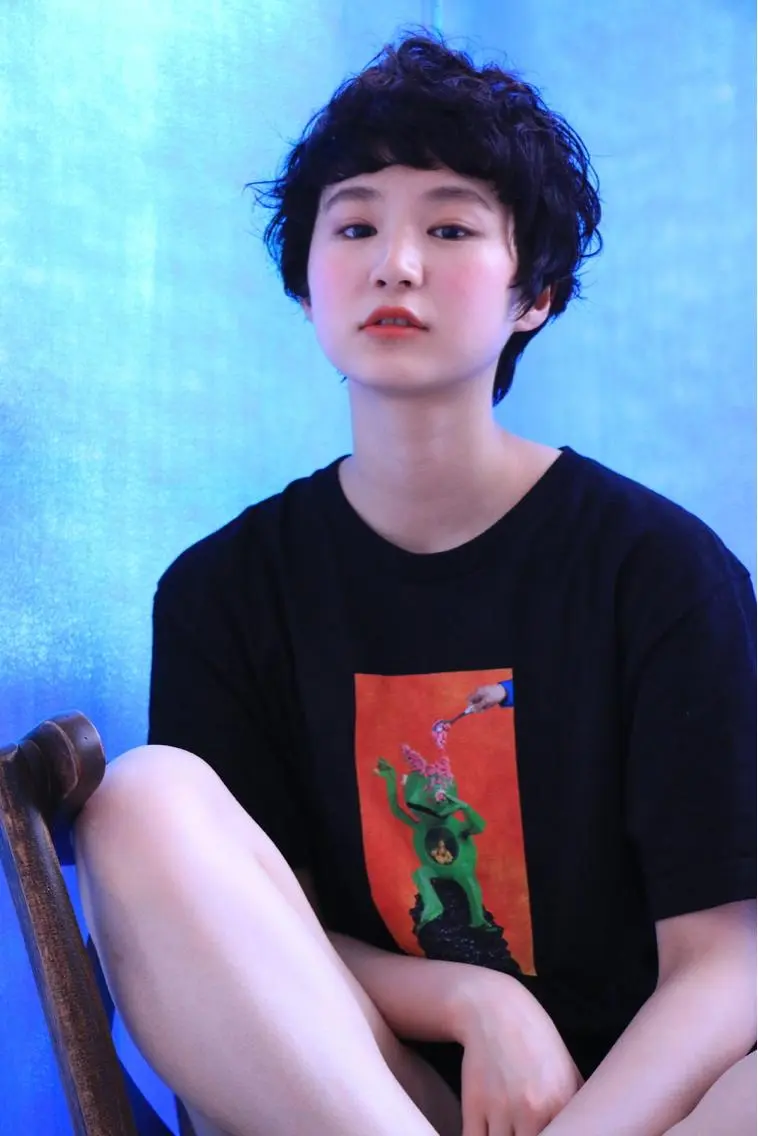 ショート カット ヘアカラー トリートメント 一ノ瀬 暁のヘアスタイル