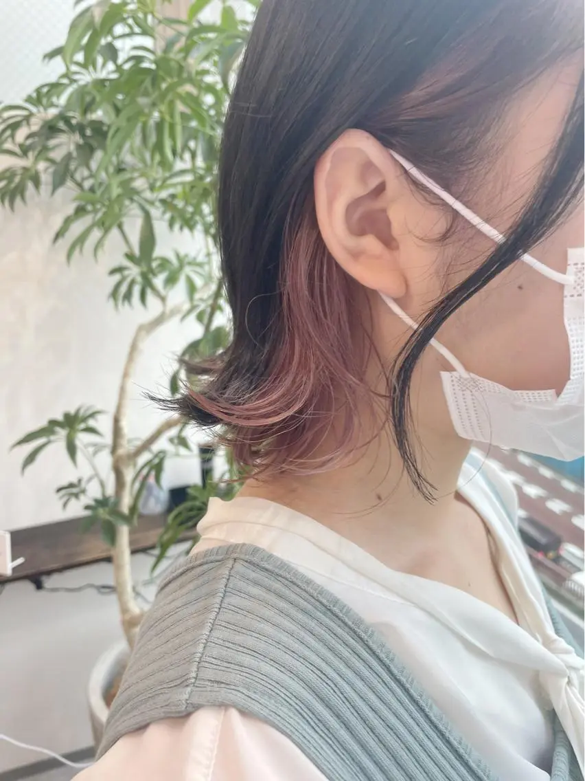ショート ショートボブ ボブ ハイライト ショートヘア カット ヘアカラー アンブレラカラー💫 フェイスフレーミングのヘアスタイル