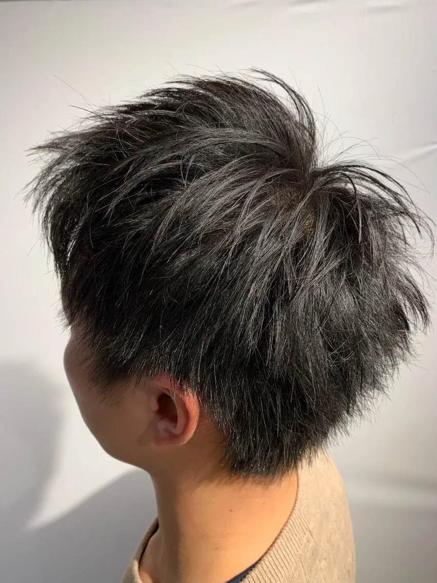 ショート メンズ 刈り上げ ショートヘア カット トリートメント ヘッドスパ ヘアセット Lee東三国 店長 谷辻誠志のヘアスタイル