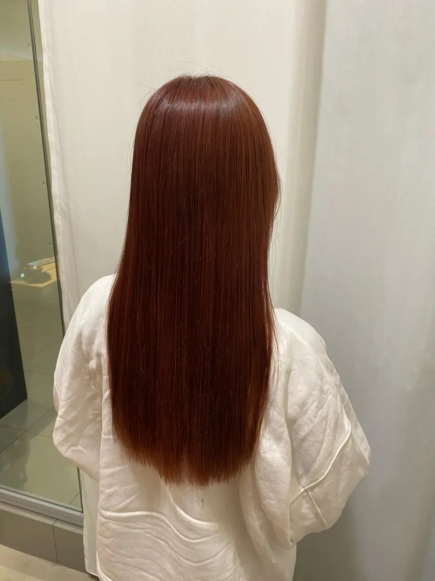 ロング カラー デザインカラー ハイトーンカラー ヘアカラー トリートメント 田中 アキオのヘアスタイル