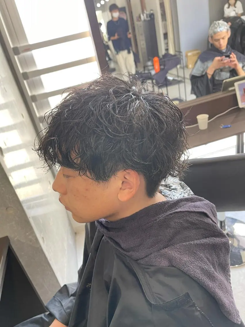 メンズ バレイヤージュ特化/ アキラのヘアスタイル