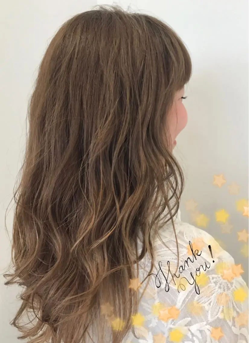 カラー グレージュ ハイライトカラー 新宿駅近♡個室 ♡関口三都季🌜のヘアスタイル