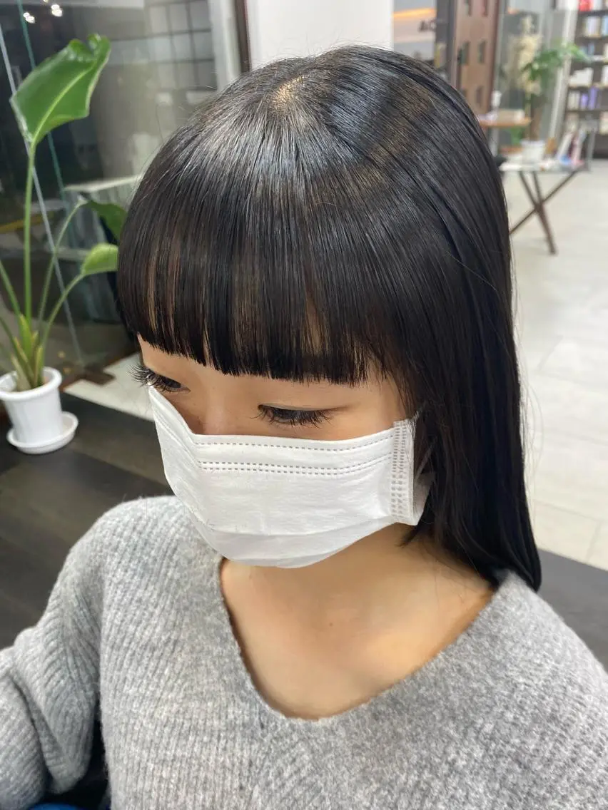 セミロング カット トリートメント 月野涼風 /レイヤーカットのヘアスタイル