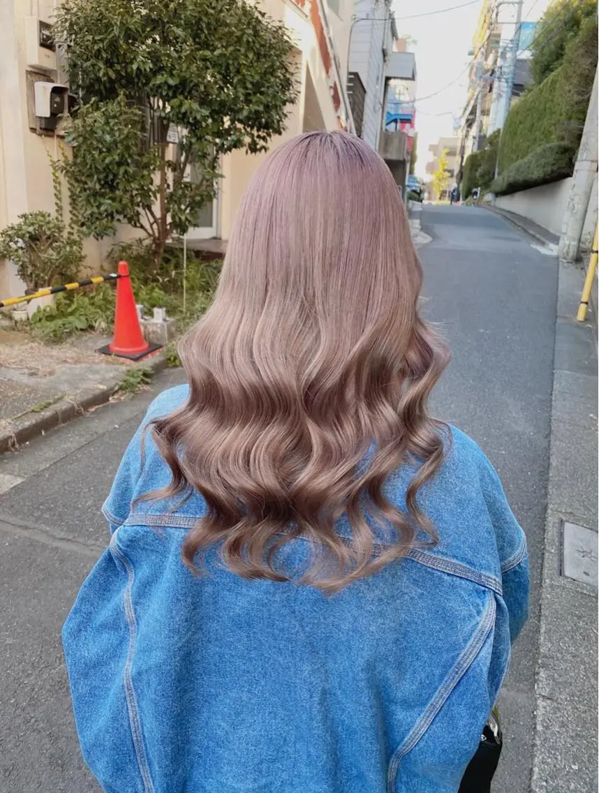 ロング カラー カット パーマ トリートメント ヘアセット メンズモテパーマ💙 fuwaのヘアスタイル