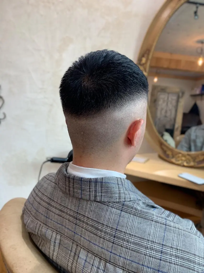 メンズ フェードカット カット 國井 慎吾のヘアスタイル