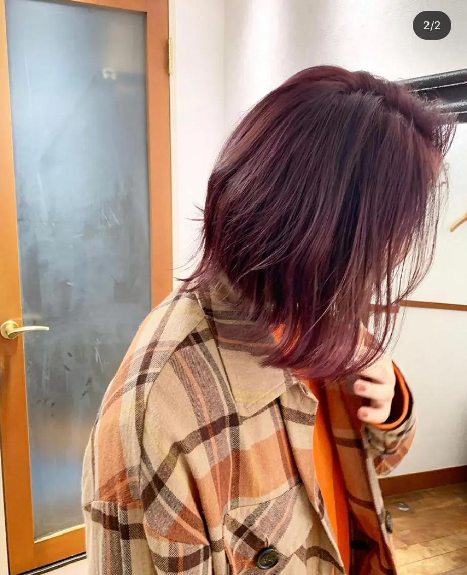 カラー バイオレットカラー 杉山 憂人のヘアスタイル