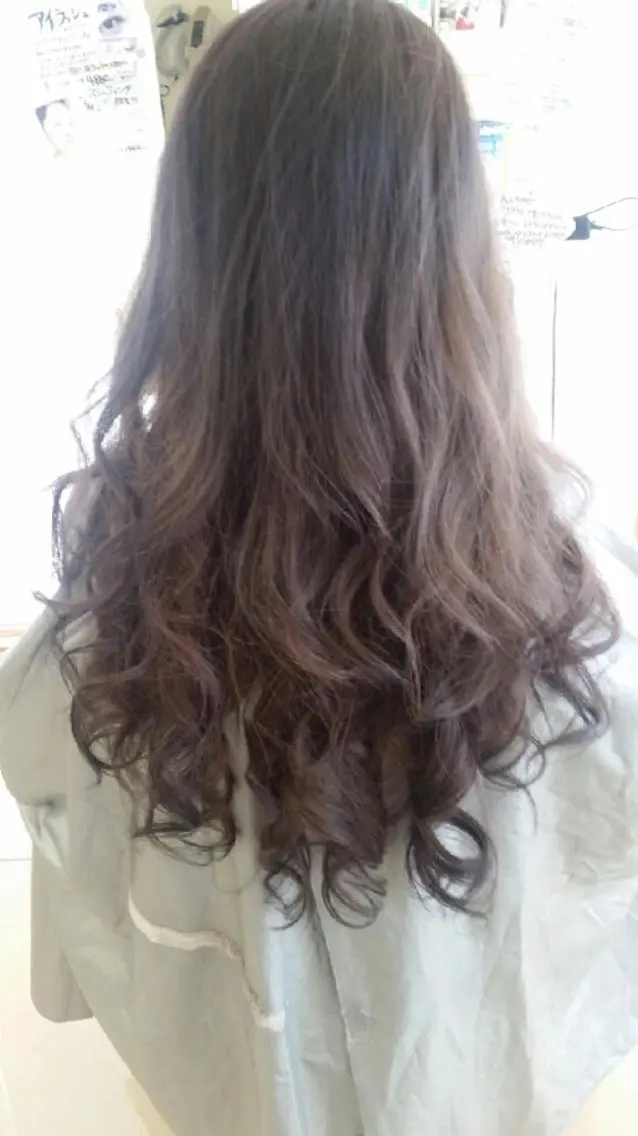 カラー アッシュ グラデーションカラー 北野 親善のヘアスタイル