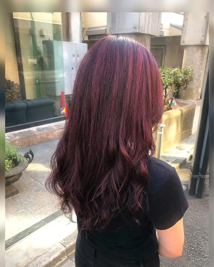 セミロング カラー ヘアアレンジ ヘアカラー トリートメント ヘアセット TOKI /透明感/原宿のヘアスタイル