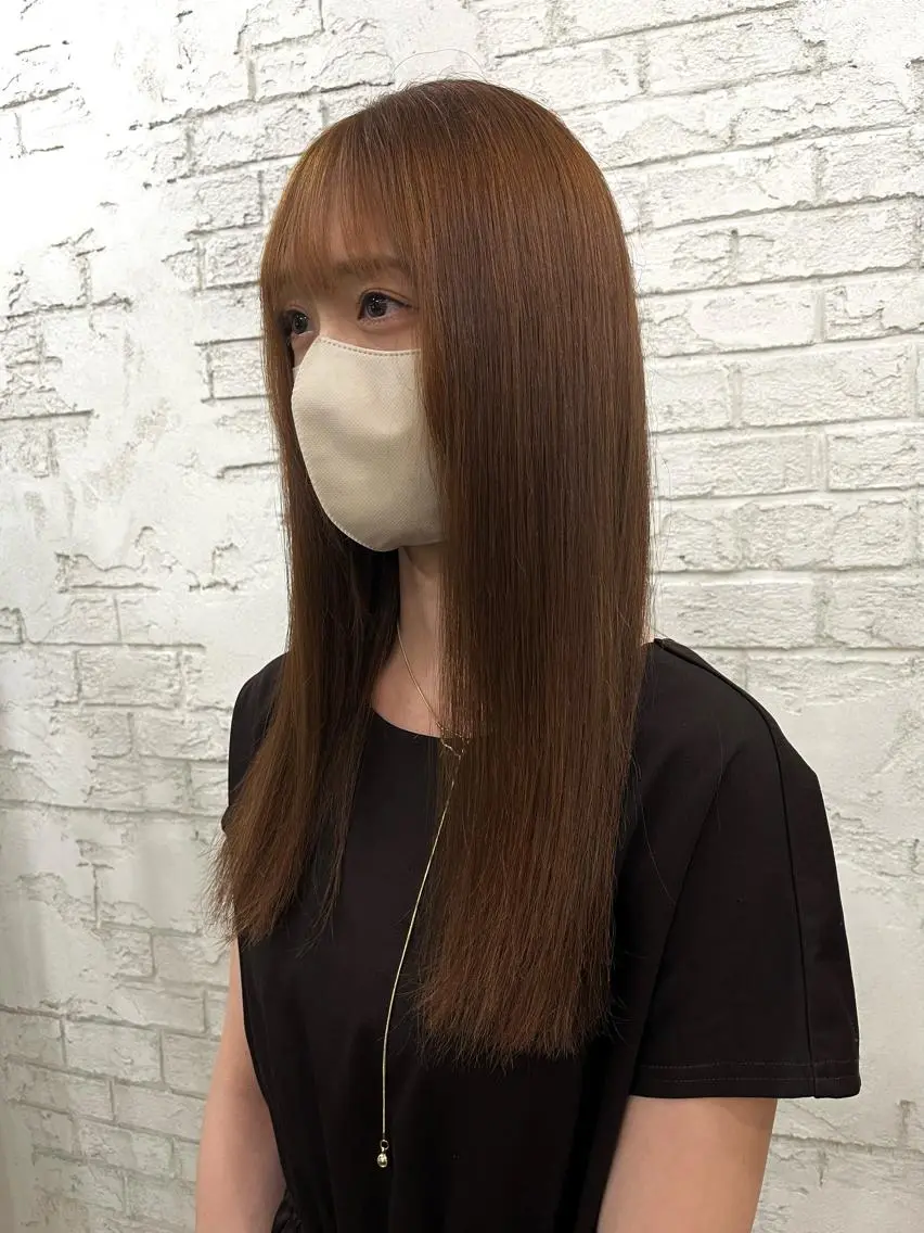 ロング 縮毛矯正 🪽髪質改善縮毛矯正 🤍MIU🤍のヘアスタイル