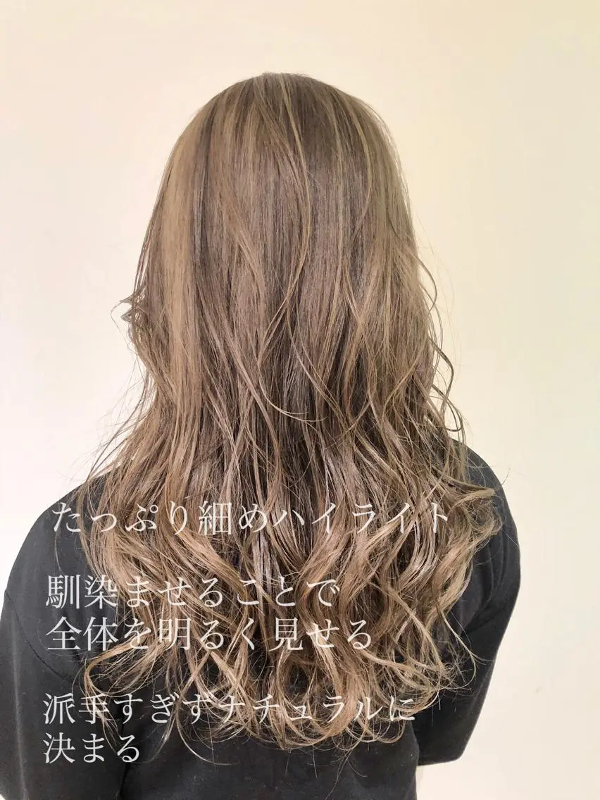 ロング カラー ハイライトカラー ハイライト カット ヘアカラー トリートメント 海外レイヤー/ レイヤーカット/和田のヘアスタイル
