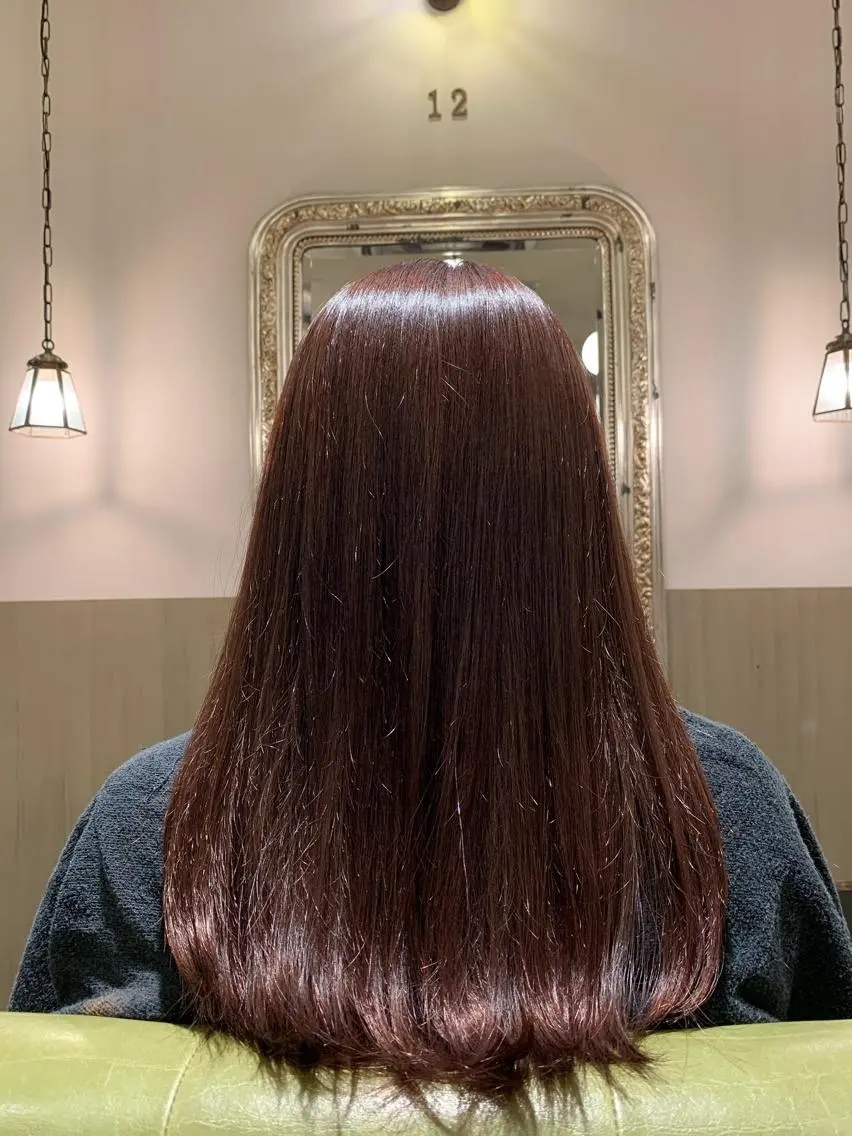 ロング カラー 韓国スタイル🇰🇷 annaのヘアスタイル
