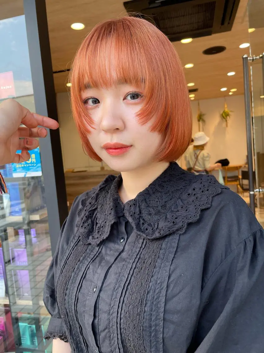 ショート ヘアカラー 似合わせ レイヤー須川のヘアスタイル