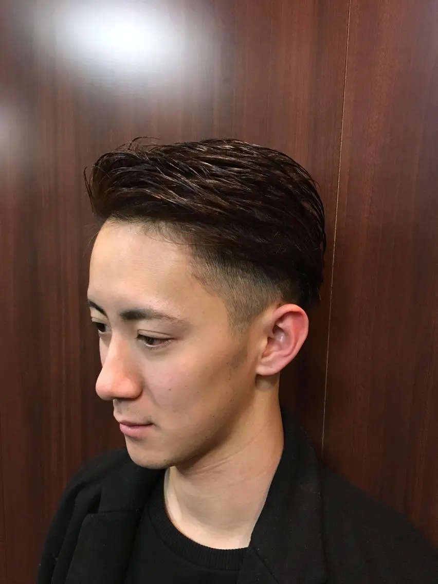 ショート カラー メンズ 小島 史也のヘアスタイル