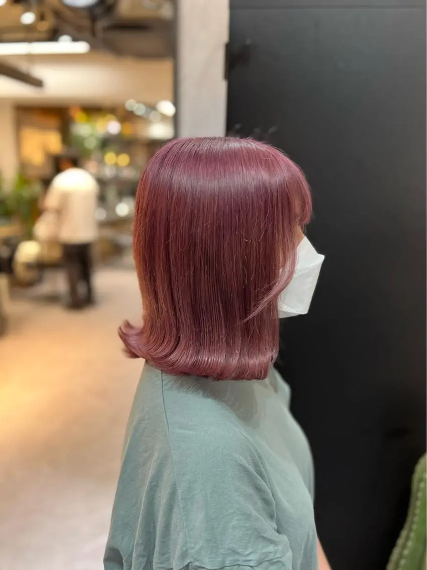 ミディアム 似合わせカット&艶 カラー🤍ヒナタ🤍のヘアスタイル