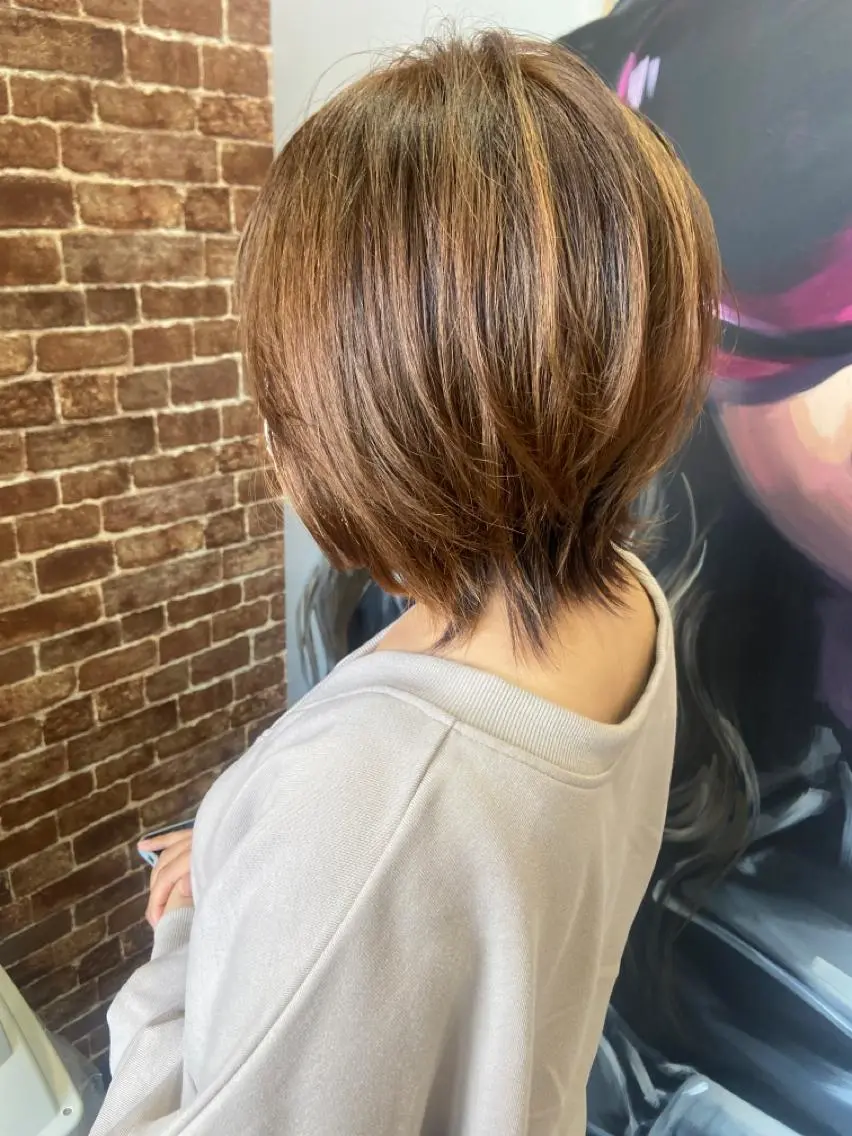 ショート カラー パーマ ヘアアレンジ メンズ キッズ ネイル マツエク・マツパ アイブロウ メンズブリーチ メンズハイライト メンズインナーカラー メンズ韓国風 ブリーチ 久木原 ゆりのヘアスタイル