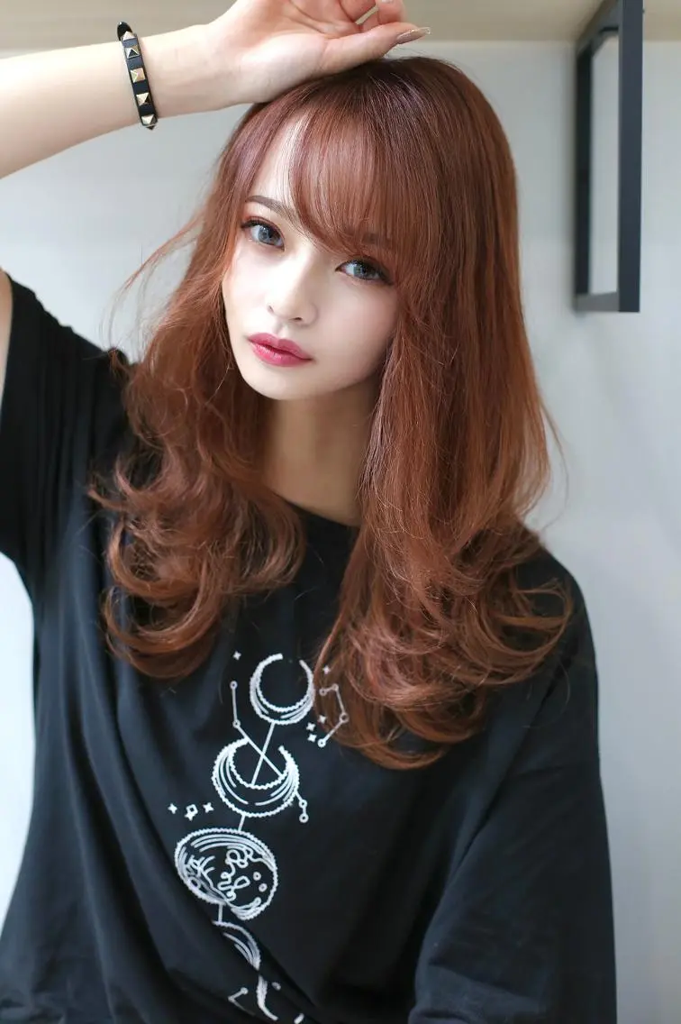ロング ヘアアレンジ カラー 💎lino _by _ACNE💎 🧸のヘアスタイル