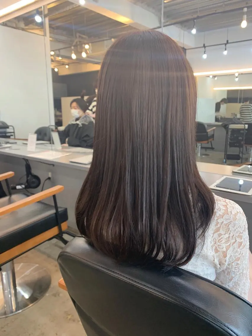 ロング カラー ヘアカラー トリートメント 🌛ダブルカラー 🌜SAYAKAのヘアスタイル