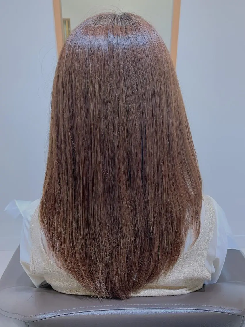 セミロング カラー ベージュカラー Hitotose代表 中島和樹のヘアスタイル