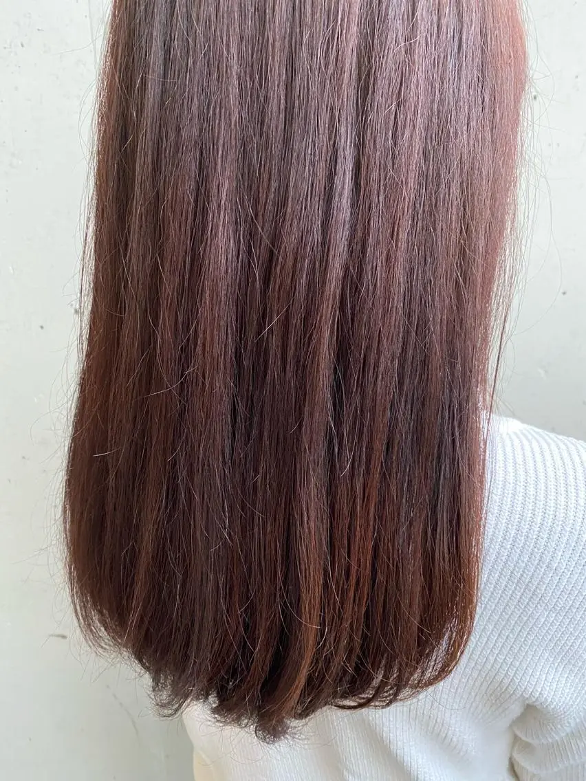 セミロング カラー ヘアカラー トリートメント エクステ/ハイトーン /インナー礒野朱里のヘアスタイル