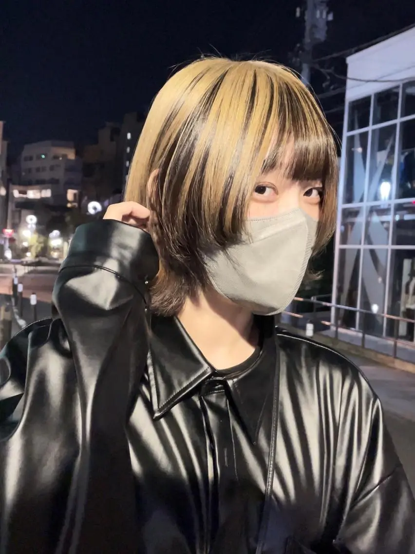 ショート カラー ヘアアレンジ デザインカラー インナーカラー カット ヘアカラー トリートメント ヘッドスパ ヘアセット 柔らかカラー/ レイヤーYUTO🧋のヘアスタイル