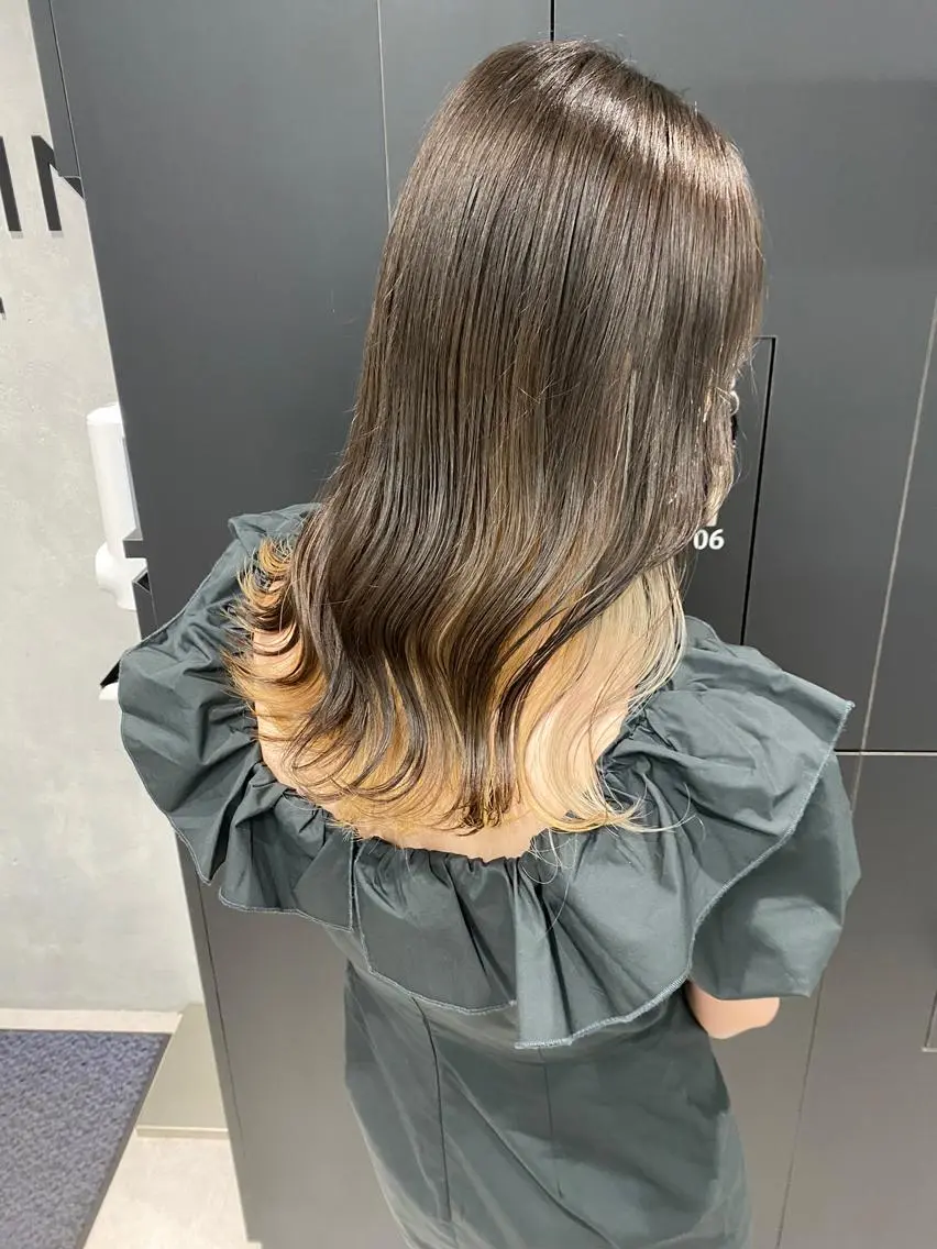 ミディアム カラー ヘアアレンジ 当日予約⭕️ JUNYAのヘアスタイル