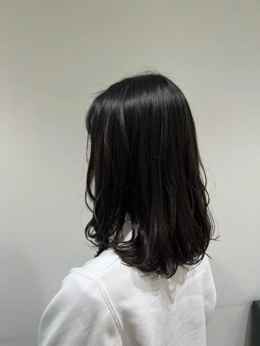ミディアム カラー カット ヘアカラー 【暖色カラー特化】 中山由梨のヘアスタイル
