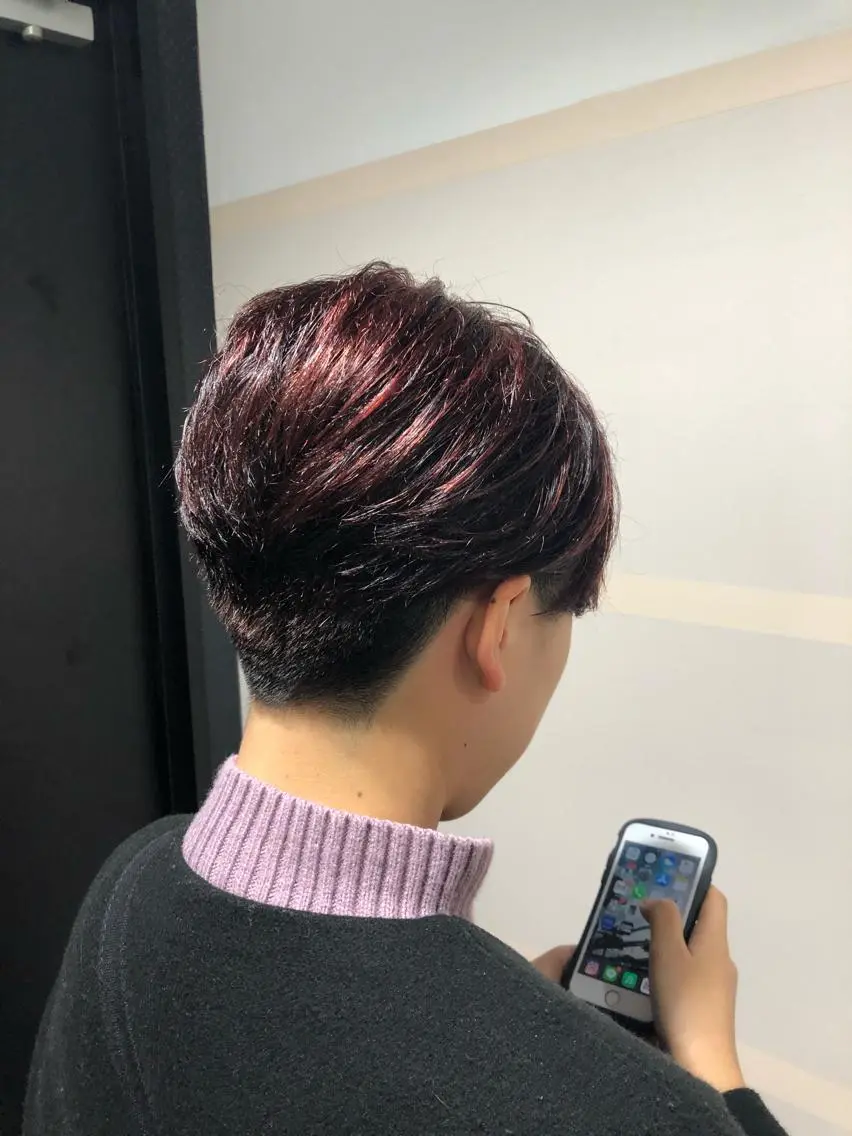 ショート カラー ✨髪質改善ストレート ×ミニボブ✨萩原 翼のヘアスタイル