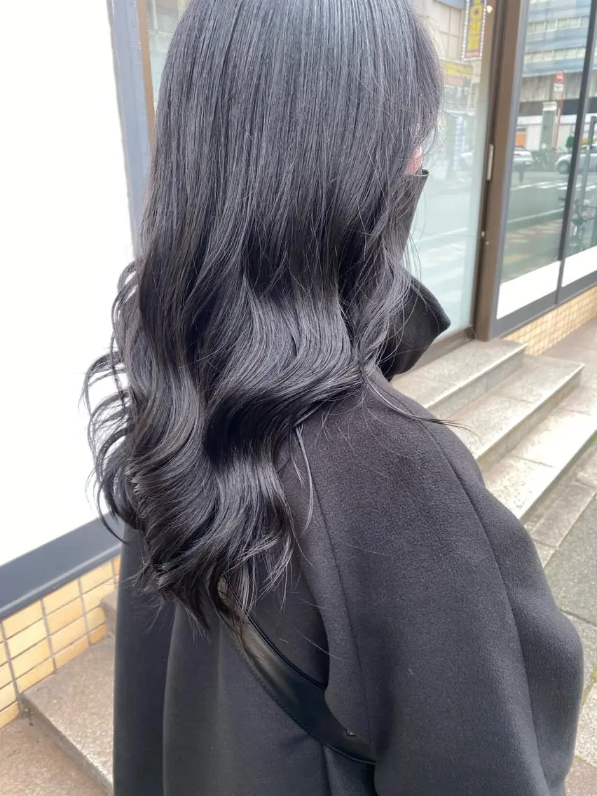 ロング カラー カット ヘアカラー トリートメント maeda yumiのヘアスタイル