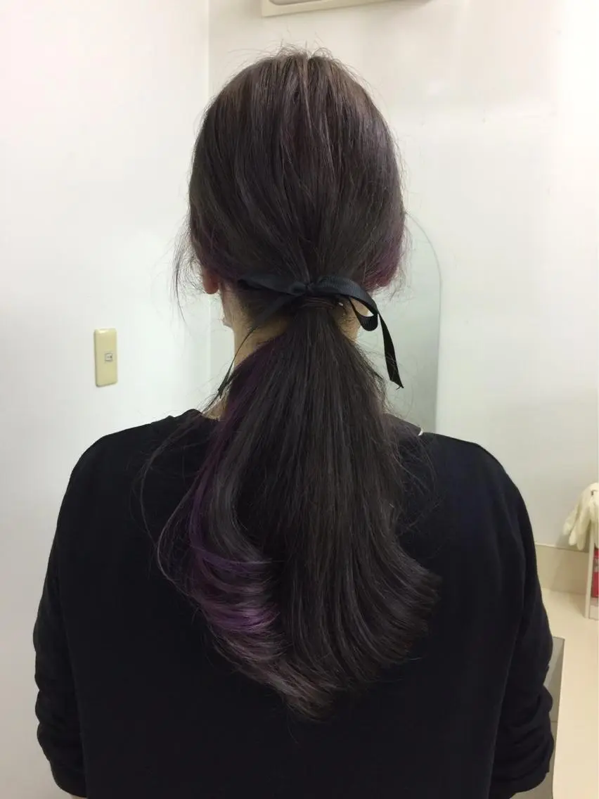 ロング カラー カット ヘアカラー トリートメント 周りと差のつくハイト ーン🥣AZUKIのヘアスタイル