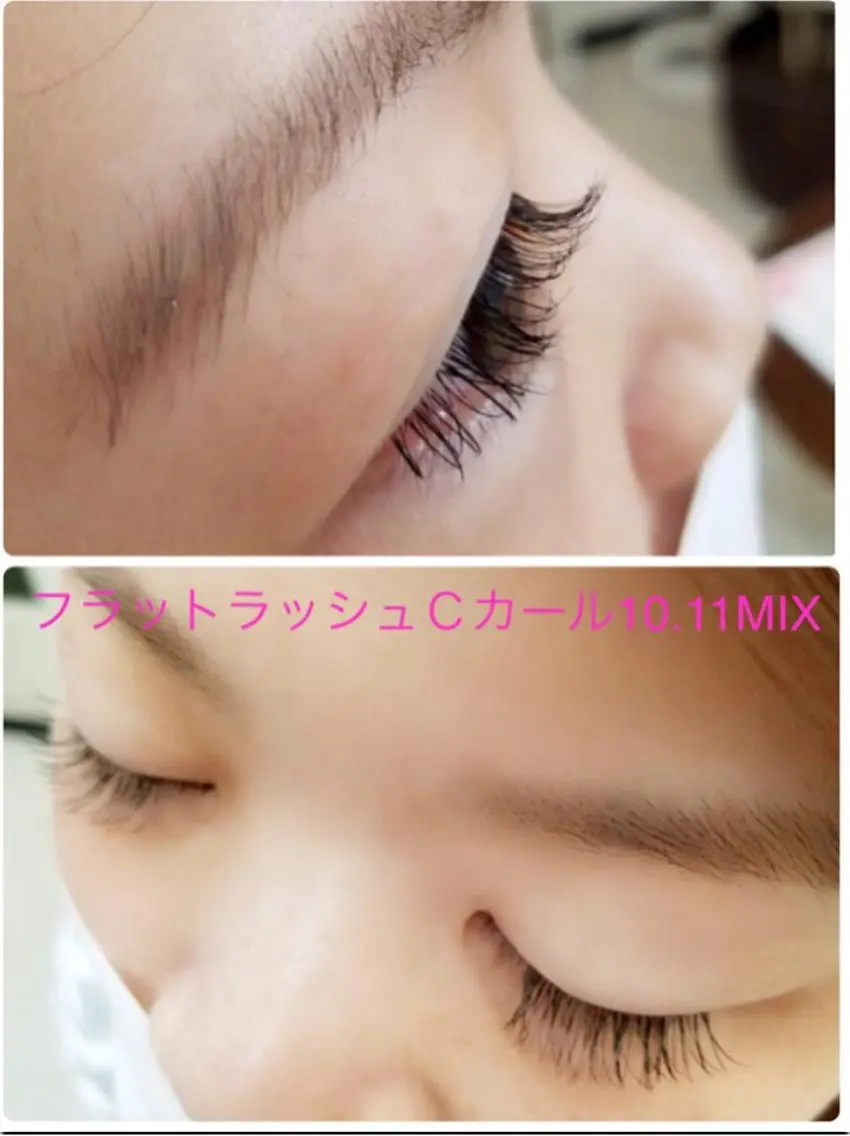 マツエク・マツパ フラットラッシュ salonde CHANELのマツエク・マツパデザイン