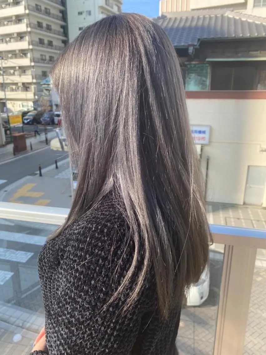 ロング カラー カット ヘアカラー トリートメント 🌈艶カラー× メンズパーマ永埜🌈のヘアスタイル