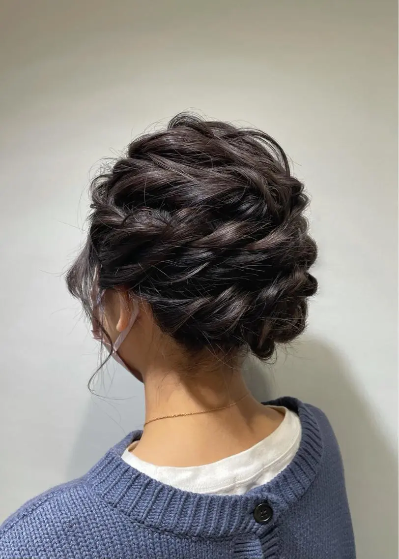 ミディアム 池田 歩佳のヘアスタイル
