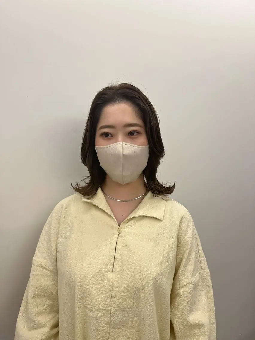 ミディアム 韓国好き🇰🇷 美容師MIKUのヘアスタイル