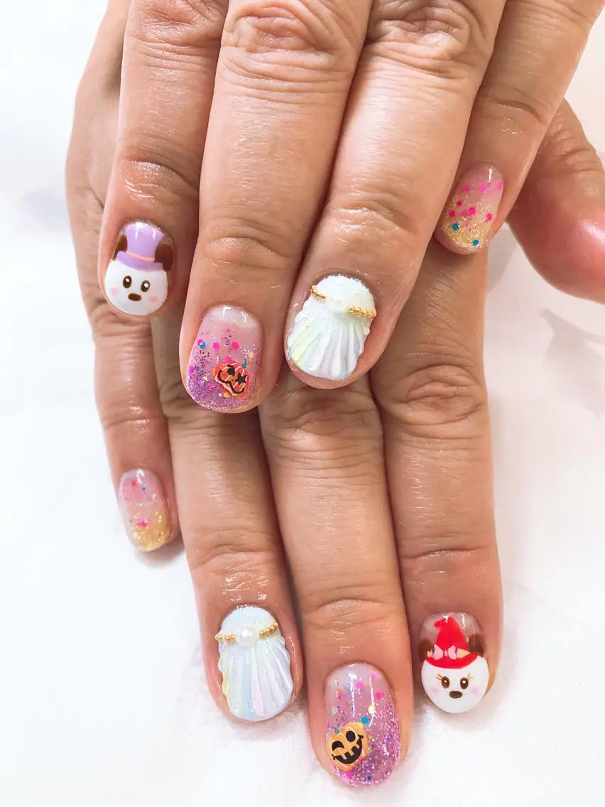 ネイル ハロウィン NailSalon Fluraのネイルデザイン