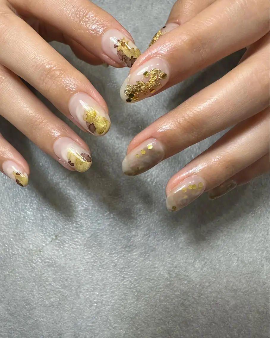 ネイル ハンドネイル フットネイル kiii.__ ✴︎*のネイルデザイン