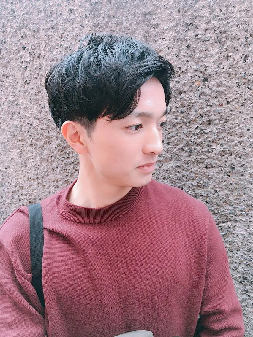 ショート カラー パーマ ヘアアレンジ メンズ メンズパーマ カット パーマ ちこ .のヘアスタイル