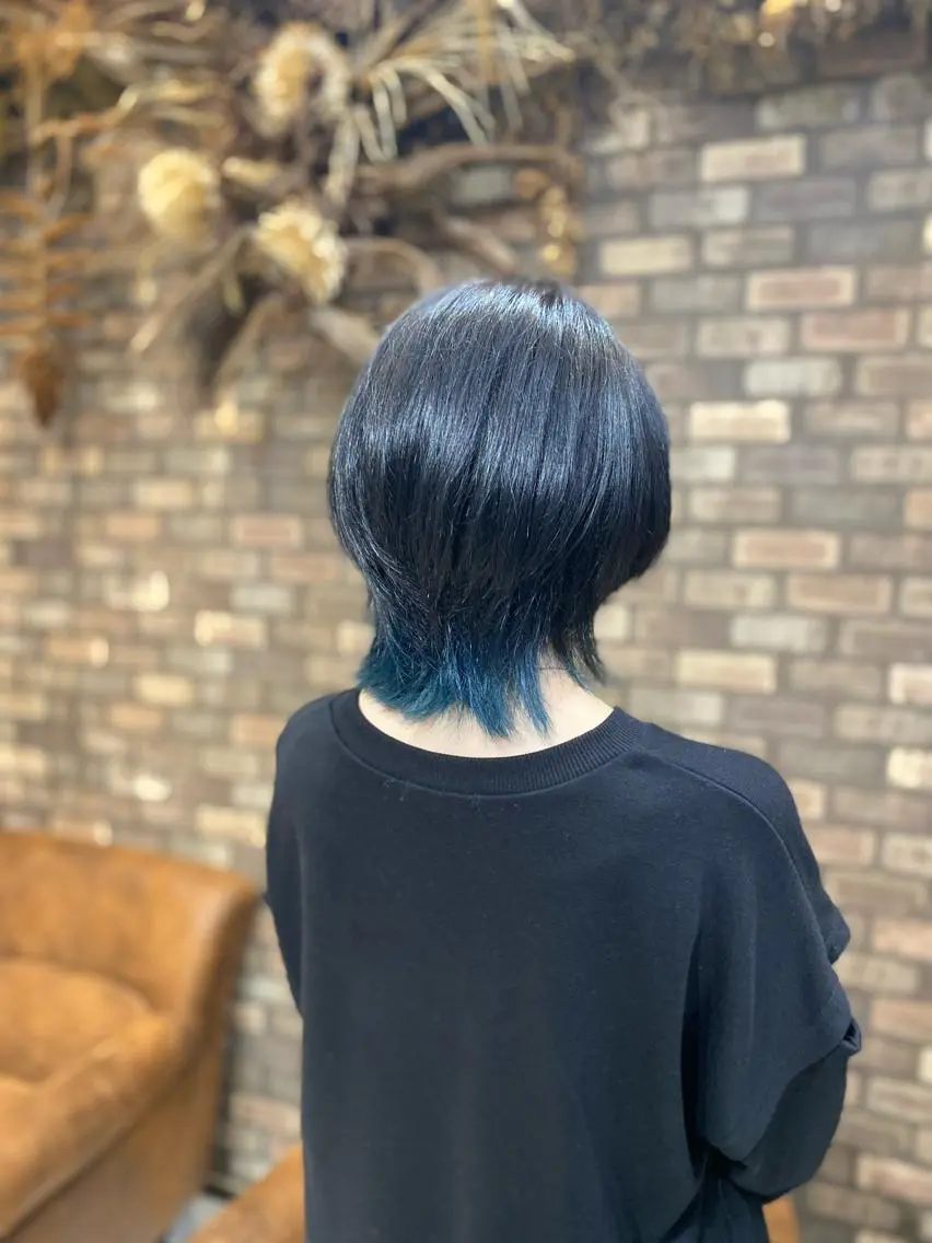 ショート カラー バレイヤージュ ブリーチ ケアブリーチ ダブルカラー イヤリングカラー カット ヘアカラー .・.艶髪ヘアケア サカモト.・.のヘアスタイル