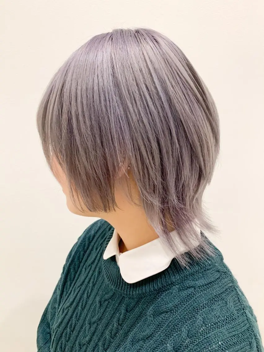 ミディアム 🍀ケアブリーチ カラー🍀坂井のヘアスタイル