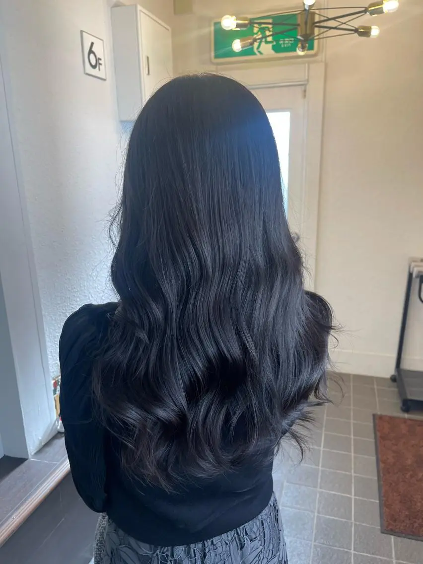 セミロング ヘアカラー トリートメント 難波 茜のヘアスタイル