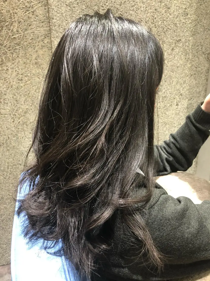 セミロング トリートメント 北崎 えりのヘアスタイル