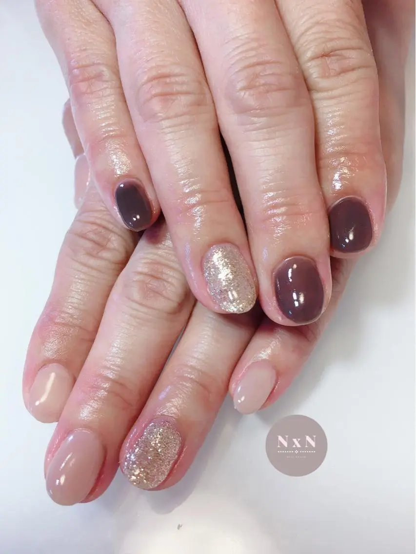 ネイル ジェルネイル ぷっくりネイル ハンドネイル nail salon N×Nのネイルデザイン