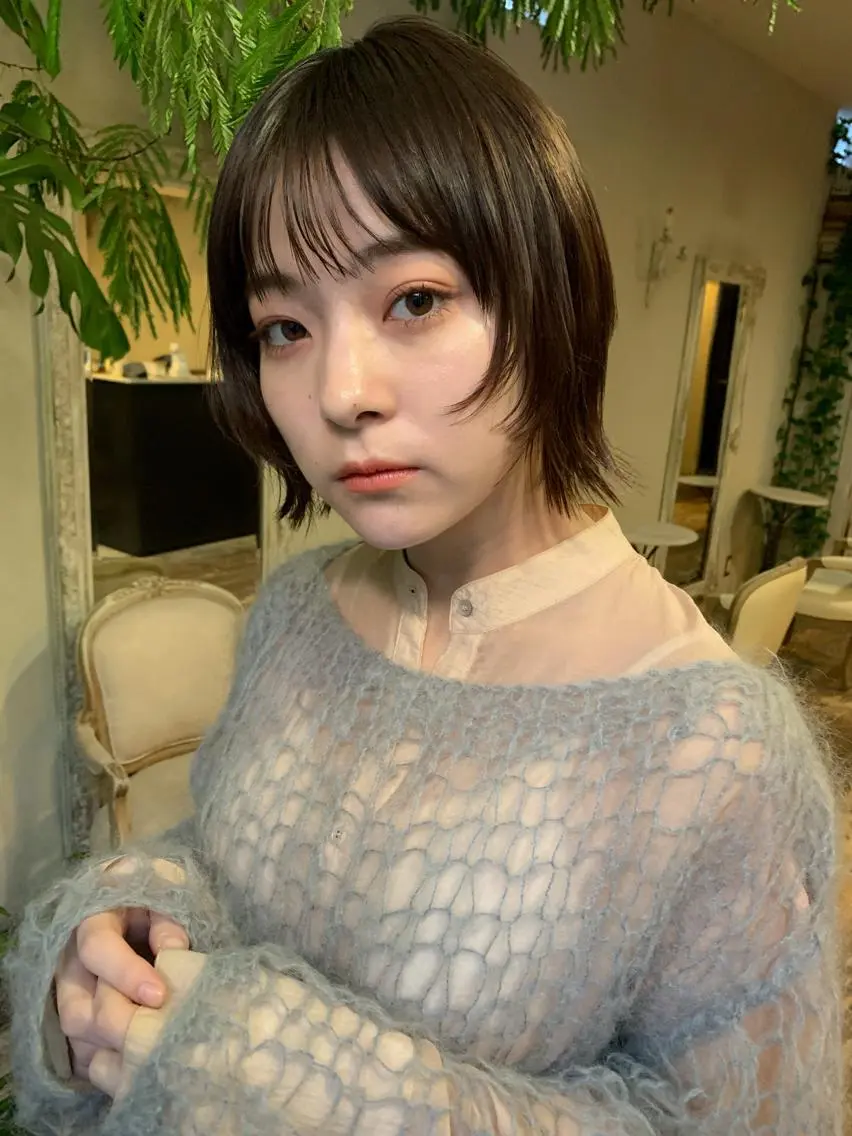 ショート ボブ ボブ/顔まわりカット 💫大澤奈緒美のヘアスタイル