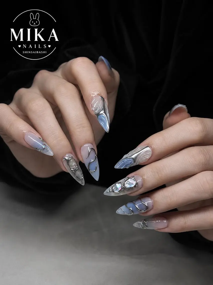 ネイル アートネイル チークネイル ドット フットネイル フレンチネイル 🌷Luna Mika🌷のネイルデザイン