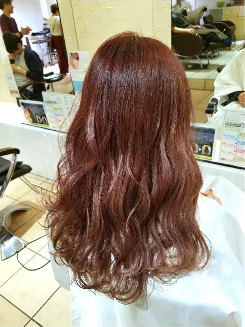 ミディアム カラー ヘアアレンジ アッシュ ピンクカラー ピンクアッシュ 【髪質改善美容師】t occa茨木篠原健太のヘアスタイル