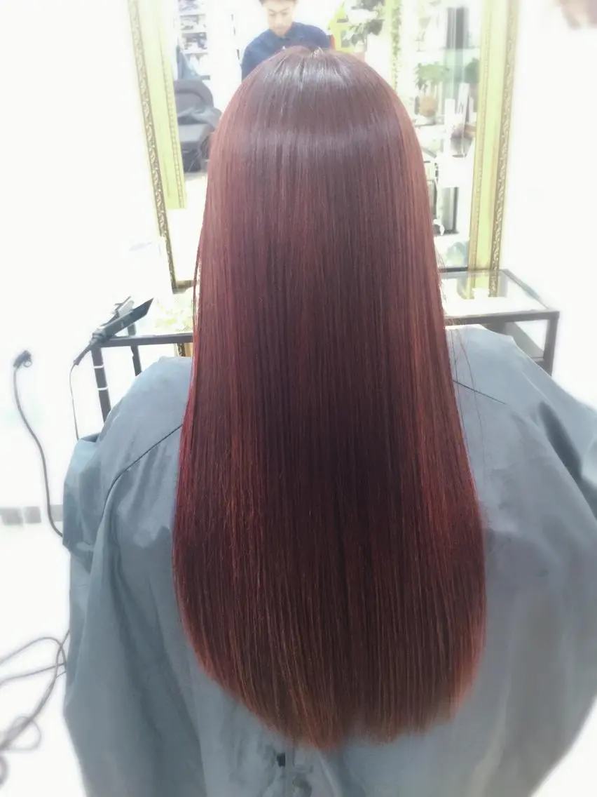 ロング カット ヘアカラー トリートメント hama yukiのヘアスタイル