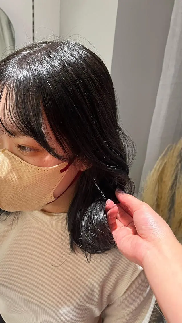 カラー 透明感カラー 髪質改善カラー cipre 唯舞のヘアスタイル