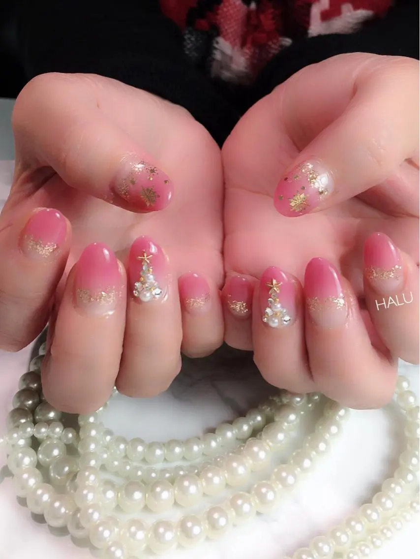ネイル ピンク HALU ハルのネイルデザイン