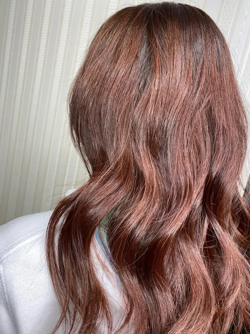セミロング カラー 【育休中】EARTH 荒井店HARUNAのヘアスタイル